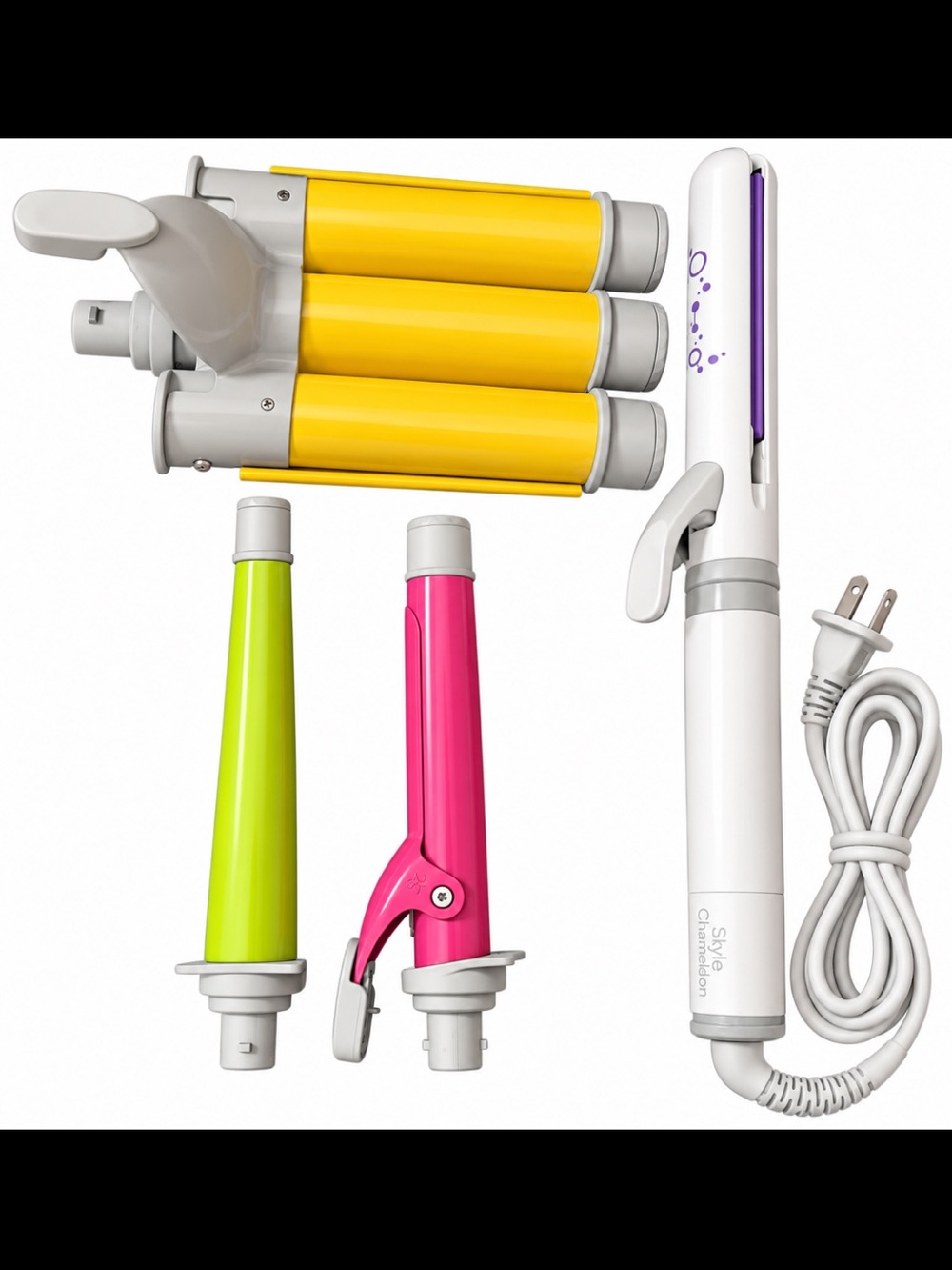 Conair Style Chemistry Interchangeable Hair Styler Set 4 Attachments